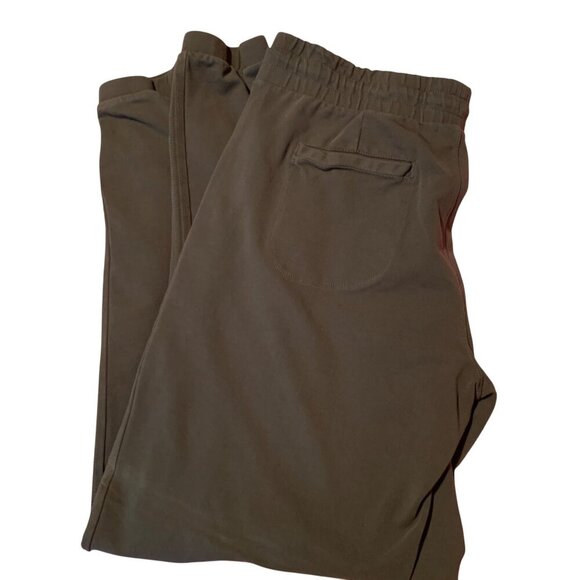 90s Degrees By Reflex Olive Green Joggers Elastic Waist  Zip Pockets  L Gorpcore - Picture 8 of 9